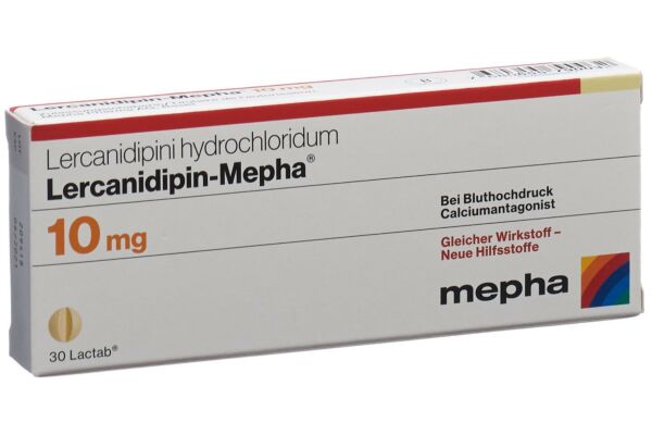 Lercanidipin-Mepha Lactab 10 mg 100 Stk