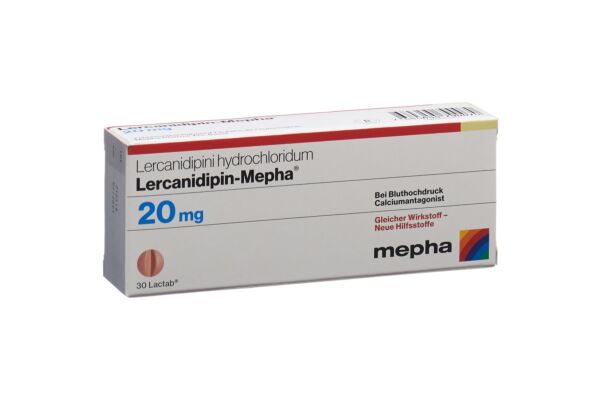 Lercanidipin-Mepha Lactab 20 mg 30 Stk