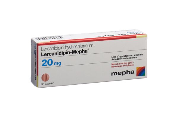 Lercanidipin-Mepha Lactab 20 mg 30 pce