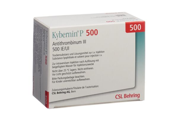 Kybernin P Trockensub 500 IE mit Solvens Fl