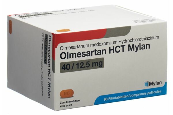 Olmesartan HCT Mylan cpr pell 40/12.5mg 98 pce