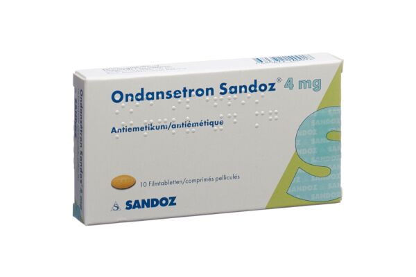 Ondansétron Sandoz cpr pell 4 mg 10 pce