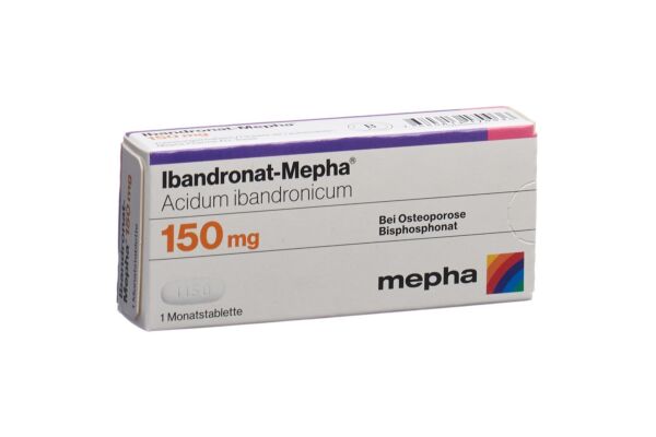 Ibandronat-Mepha 150 mg comprimés mensuels