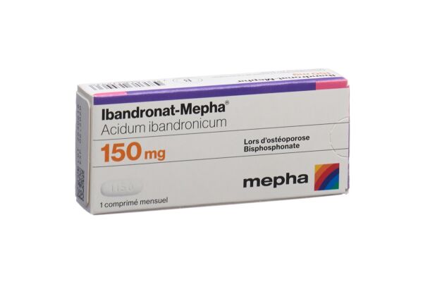 Ibandronat-Mepha 150 mg comprimés mensuels