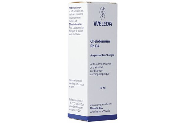 Weleda Chelidonium Rh Gtt Opht D 4 Fl 10 ml