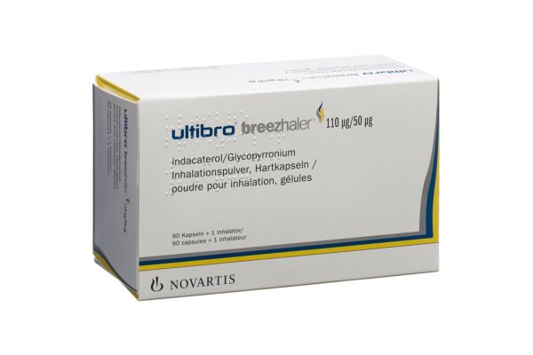 Ultibro Breezhaler caps inh 110 mcg/50 mcg 90 pce