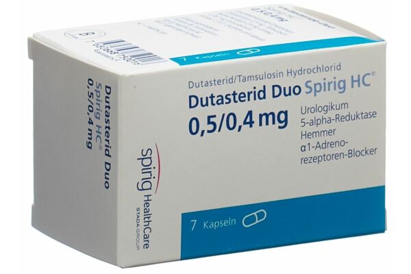 Dutasterid Duo Spirig HC Kaps 0.5 mg/0.4 mg Ds 7 Stk