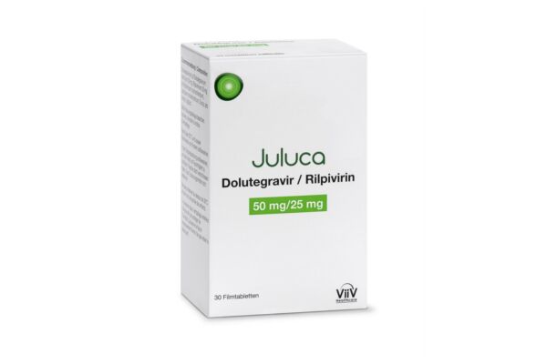 Juluca cpr pell 50/25 mg bte 30 pce