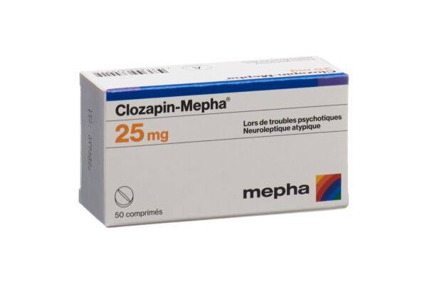 Clozapin-Mepha cpr 25 mg 50 pce