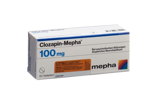 Clozapin-Mepha cpr 100 mg 50 pce