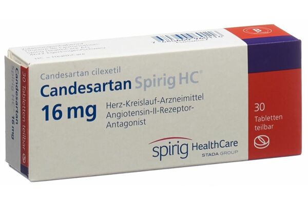 Candesartan Spirig HC Tabl 16 mg 30 Stk