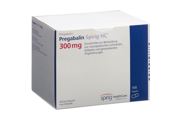 Pregabalin Spirig HC Kaps 300 mg 168 Stk