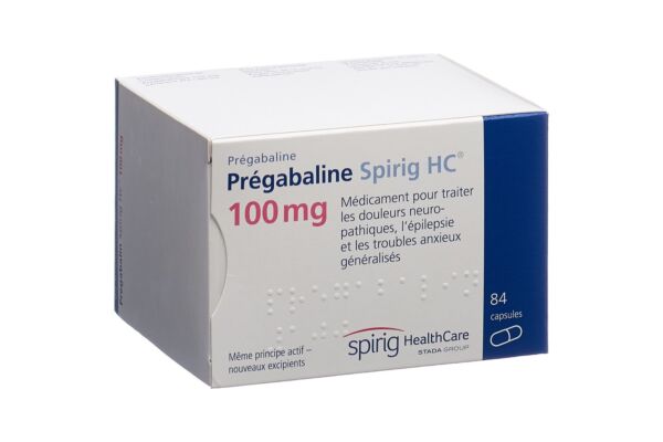 Pregabalin Spirig HC Kaps 100 mg 84 Stk