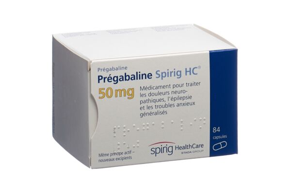 Pregabalin Spirig HC Kaps 50 mg 84 Stk