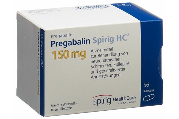 Pregabalin Spirig HC Kaps 150 mg 56 Stk