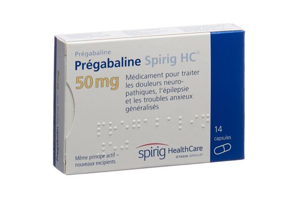 Pregabalin Spirig HC Kaps 50 mg 14 Stk