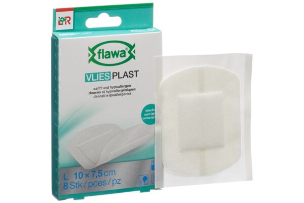 Flawa Vlies Plast pansement 7.5x10cm 8 pce