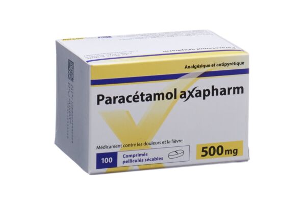 Paracetamol axapharm Filmtabl 500 mg 100 Stk