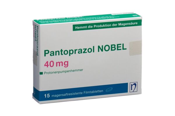 Pantoprazol NOBEL Filmtabl 40 mg 15 Stk