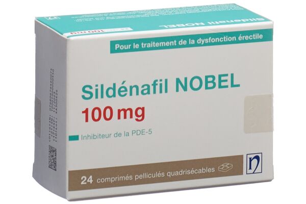 Sildenafil NOBEL Filmtabl 100 mg 24 Stk