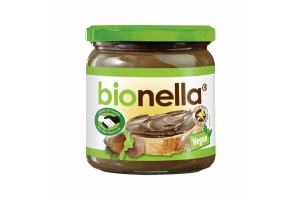 Bionella pâte à tartiner au chocolat & noisettes verre 400 g