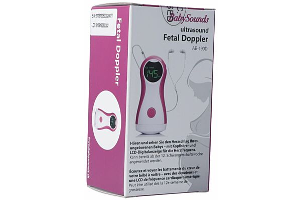 Acheter Moniteur de fréquence cardiaque Portable pour bébé, Doppler fœtal,  avec écouteurs, cadeaux de grossesse, YK-90C