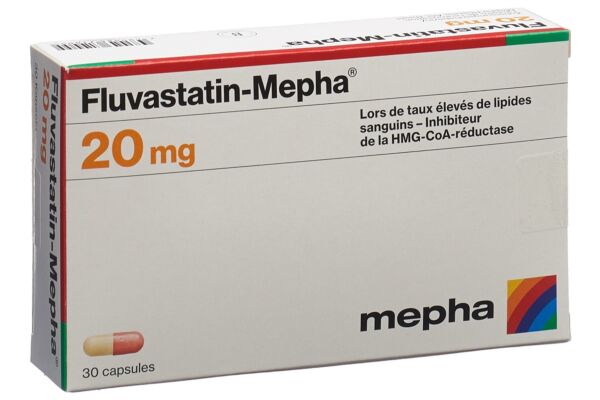 Fluvastatin-Mepha Kaps 20 mg 30 Stk