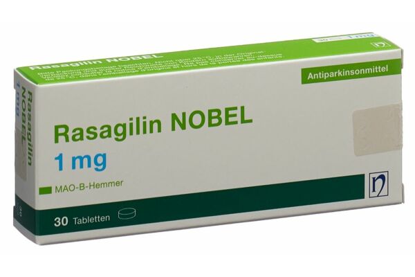 Rasagilin NOBEL Tabl 1 mg 30 Stk