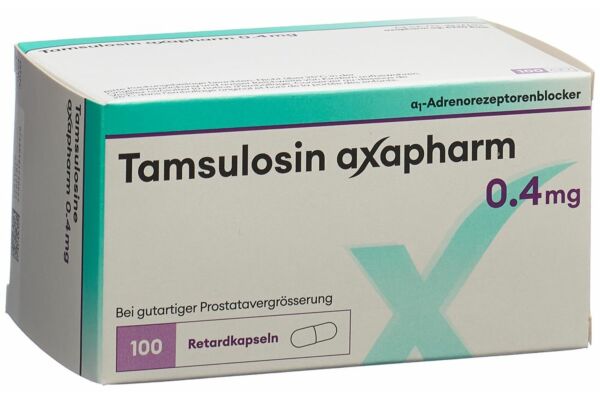 Tamsulosin axapharm Ret Kaps 0.4 mg 100 Stk