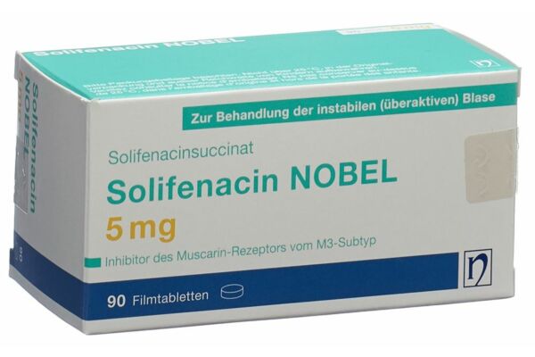 Solifenacin NOBEL Filmtabl 5 mg 90 Stk