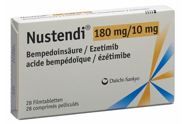 Nustendi cpr pell 180/10 mg 28 pce