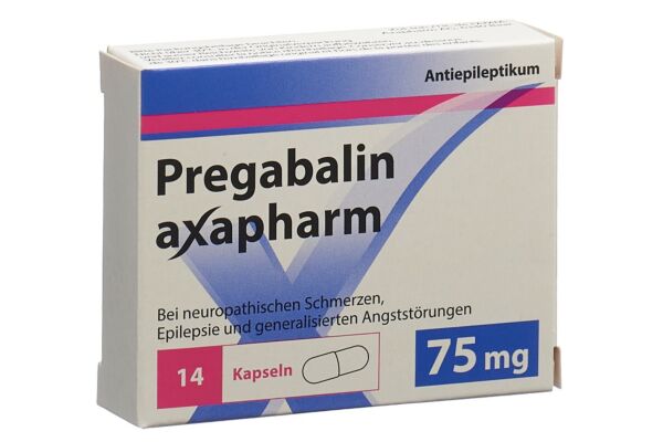 Prégabaline axapharm caps 75 mg 14 pce