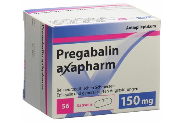 Pregabalin axapharm Kaps 150 mg 56 Stk