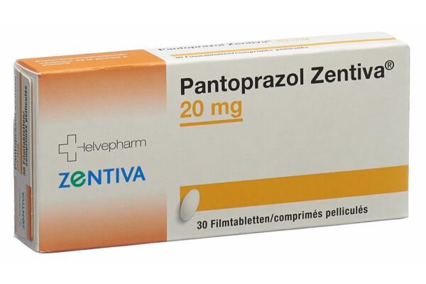 Pantoprazol Zentiva Filmtabl 20 mg 30 Stk