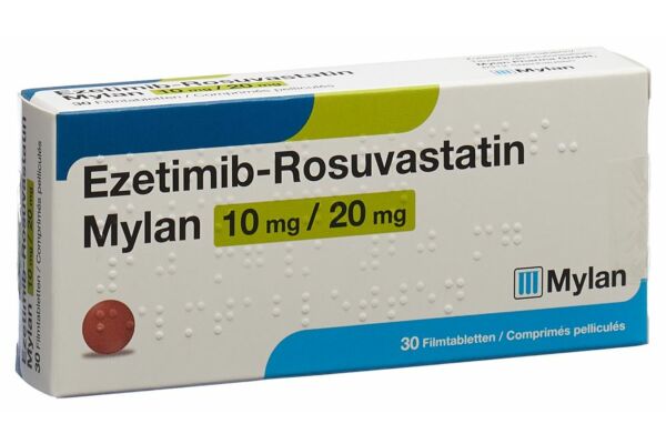 Ezetimib-Rosuvastatin-Mylan Filmtabl 10 mg/20 mg 30 Stk