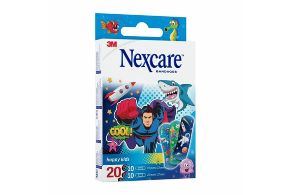 3M Nexcare Kinderpflaster Happy Kids Cool 20 Stk