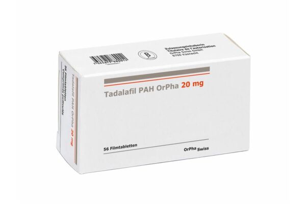 Tadalafil PAH OrPha cpr pell 20 mg 56 pce