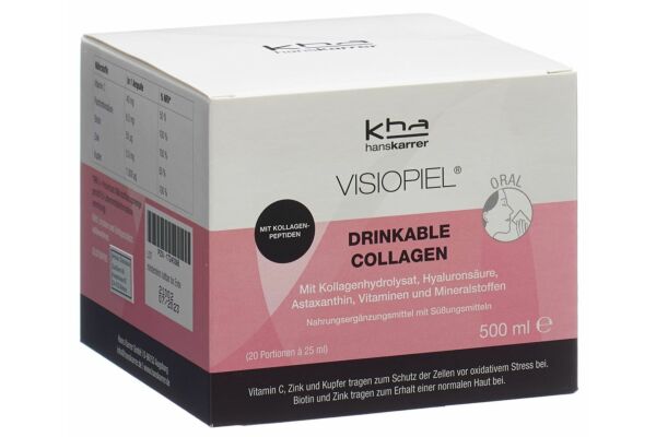 Visiopiel Drinkable Collagen 20 amp 25 ml