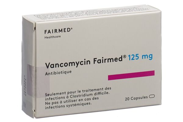 Vancomycin Fairmed Kaps 125 mg 20 Stk