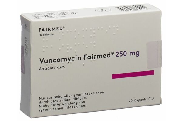 Vancomycin Fairmed caps 250 mg 20 pce