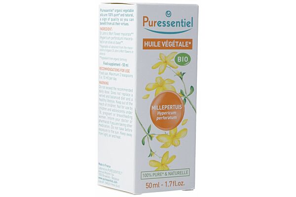 Puressentiel huile végétale millepertuis bio 50 ml