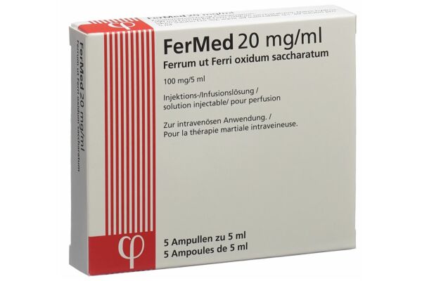 FerMed prép inj perf 100 mg/5ml 5 amp 5 ml