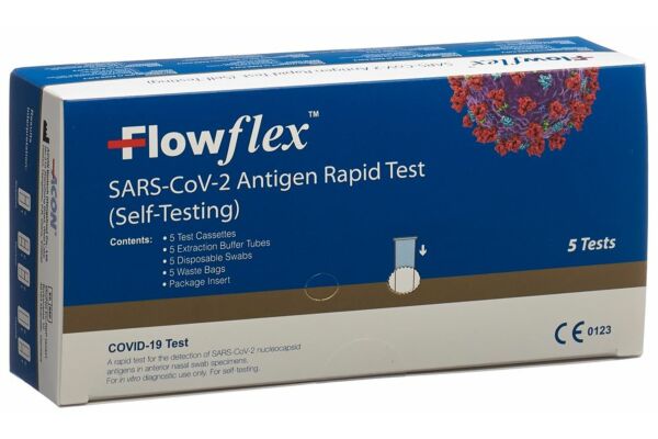 Flowflex SARS-CoV-2 Antigen Rapid Self-Test 5 Stk