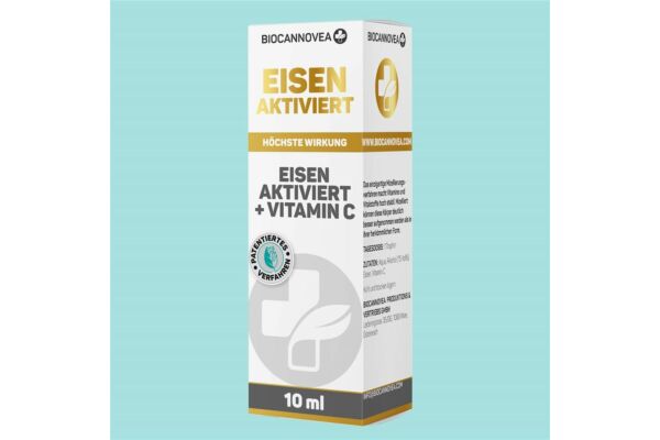 BIOCANNOVEA Eisen aktiviert & Vitamin C fl 10 ml