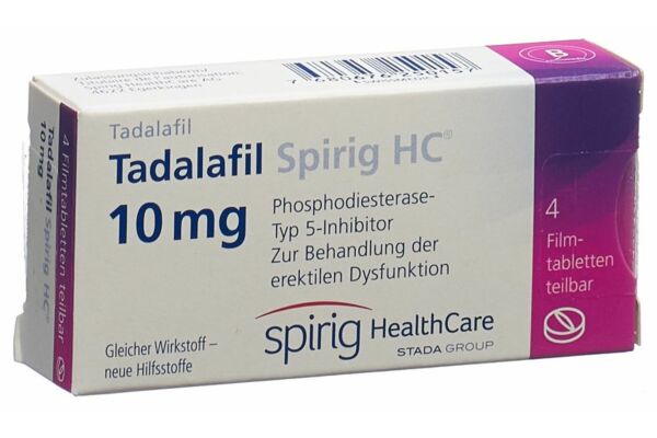 Tadalafil Spirig HC Filmtabl 10 mg 4 Stk