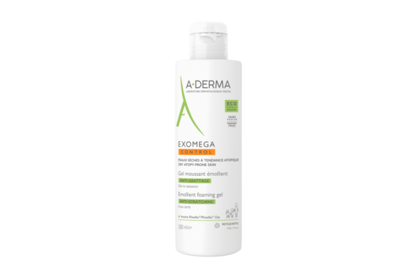 A-DERMA EXOMEGA CONTROL Reinigungsgel Fl 500 ml