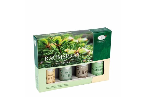 Aromalife coffret cadeau spray d'ambiance Waldbaden 4x30ml