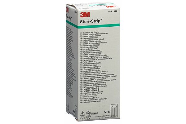 3M Steri Strip 6x38mm blanc renforcé 50 x 6 pce