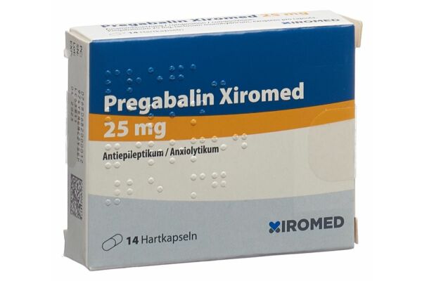 Pregabalin Xiromed caps 25 mg 14 pce