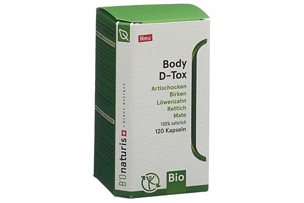 BIOnaturis Body D-Tox caps bio bte 120 pce